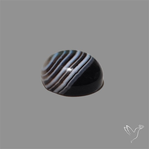 Tuxedo Agate Banded Agate Cabochon