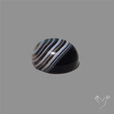 Tuxedo Agate Banded Agate Cabochon