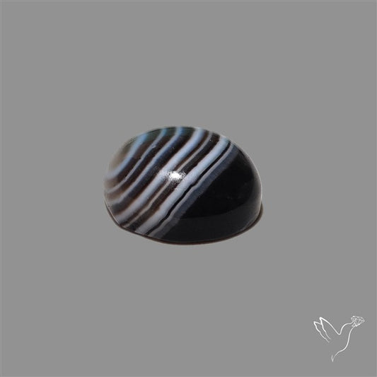 Tuxedo Agate Banded Agate Cabochon