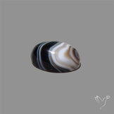 Tuxedo Agate Banded Agate Cabochon