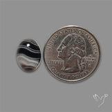 Tuxedo Agate Banded Agate Cabochon