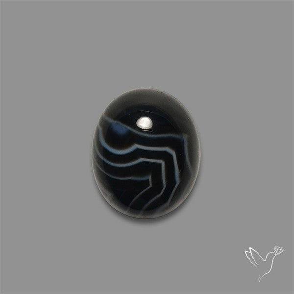 Tuxedo Agate Banded Agate Cabochon