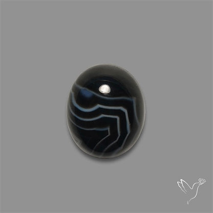 Tuxedo Agate Banded Agate Cabochon