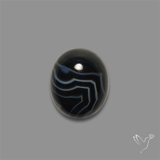 Tuxedo Agate Banded Agate Cabochon
