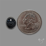 Tuxedo Agate Banded Agate Cabochon