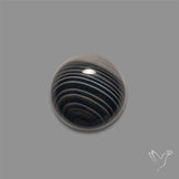 Tuxedo Agate Banded Agate Cabochon