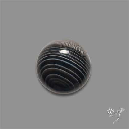 Tuxedo Agate Banded Agate Cabochon