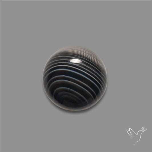 Tuxedo Agate Banded Agate Cabochon