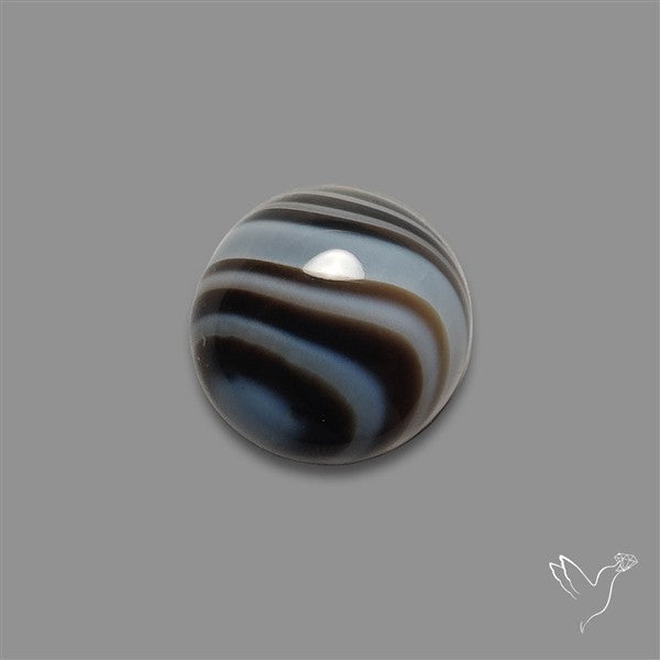 Tuxedo Agate Banded Agate Cabochon