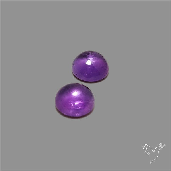 Gemmy Amethyst Pair