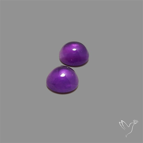 Gemmy Amethyst Pair