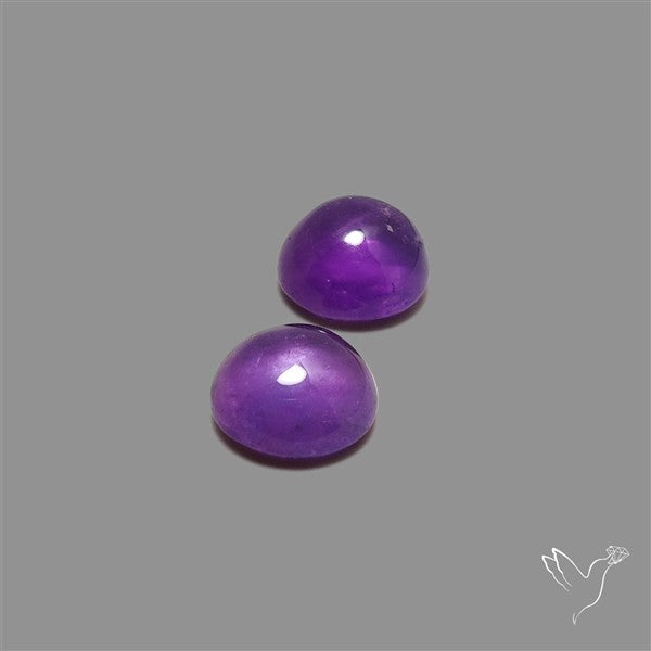 Gemmy Amethyst Pair