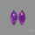 Gemmy Amethyst Pair