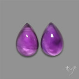Gemmy Amethyst Pair
