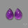 Gemmy Amethyst Pair