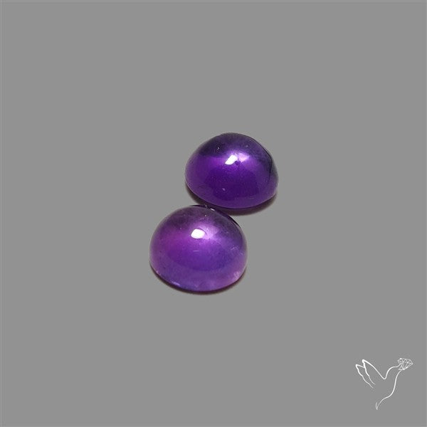 Gemmy Amethyst Pair
