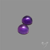 Gemmy Amethyst Pair