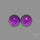 Gemmy Amethyst Pair