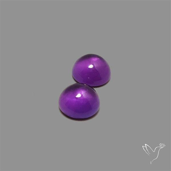 Gemmy Amethyst Pair
