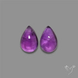 Gemmy Amethyst Pair