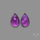 Gemmy Amethyst Pair