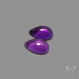 Gemmy Amethyst Pair