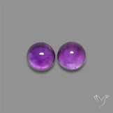 Gemmy Amethyst Pair