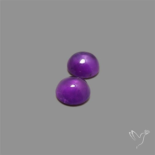 Gemmy Amethyst Pair