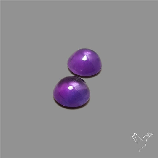 Gemmy Amethyst Pair