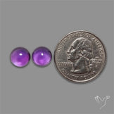 Gemmy Amethyst Pair