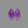 Gemmy Amethyst Pair