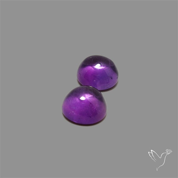 Gemmy Amethyst Pair