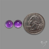 Gemmy Amethyst Pair
