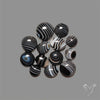 Black Banded Agate Cabochons Lot