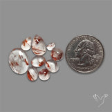 Iron Quartz Cabochons Lot