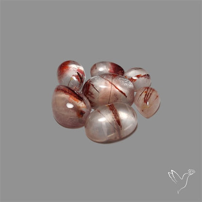 Iron Quartz Cabochons Lot