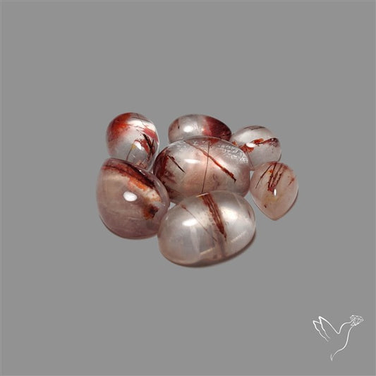 Iron Quartz Cabochons Lot