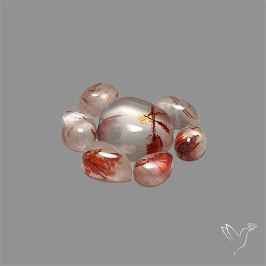 Iron Quartz Cabochons Lot