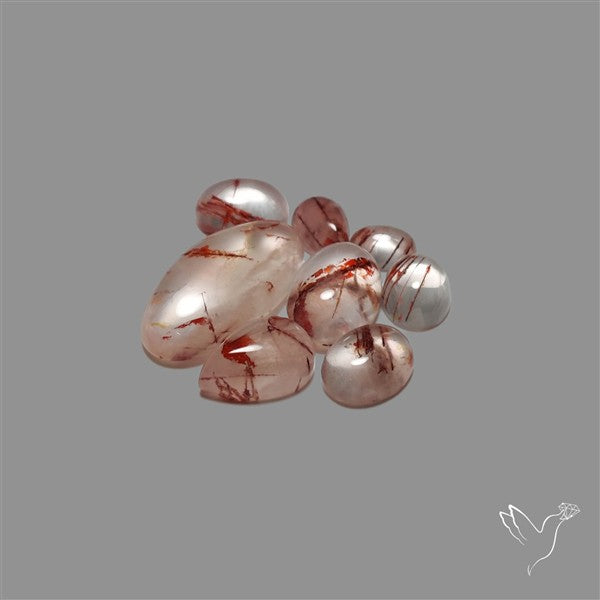 Iron Quartz Cabochons Lot