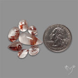 Iron Quartz Cabochons Lot