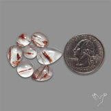 Iron Quartz Cabochons Lot