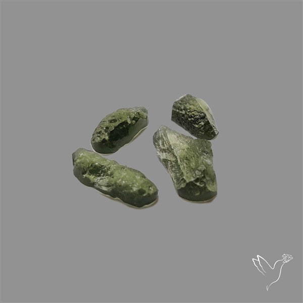 Raw Face Moldavite (Polished Flat Backed)