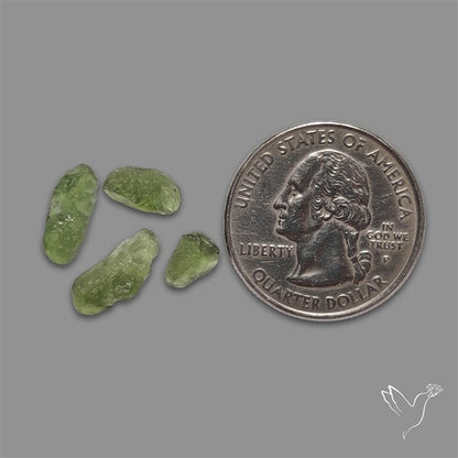 Raw Face Moldavite (Polished Flat Backed)