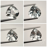 Faceted Clear White Topaz Lot
