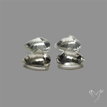Faceted Clear White Topaz Lot