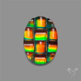 Aurora Opal Checker Carving Doublet