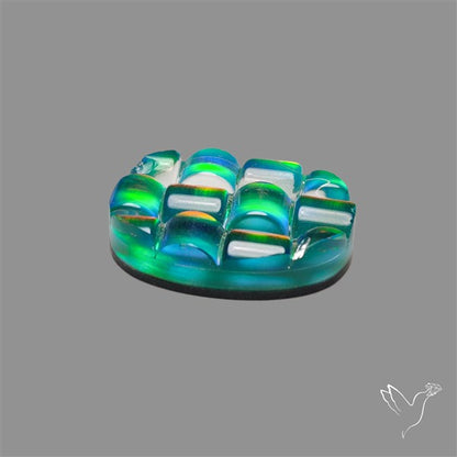 Aurora Opal Checker Carving Doublet