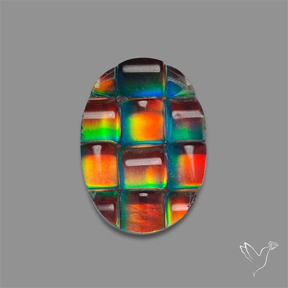 Aurora Opal Checker Carving Doublet