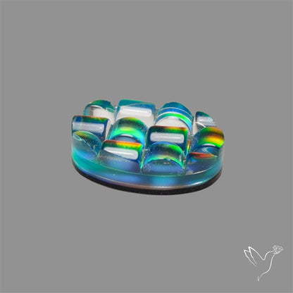 Aurora Opal Checker Carving Doublet