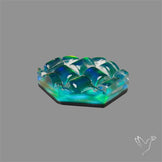 Aurora Opal Checker Carving Doublet